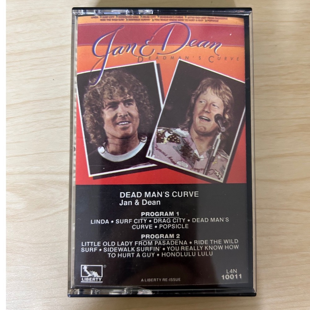 Jan and Dean Dead Man's Curve Cassette Tape Liberty Re-issue L4N 10011 Surf Rock